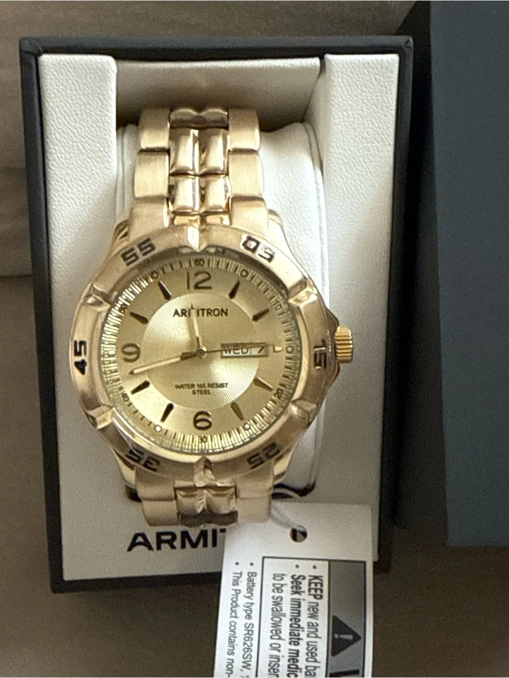 Armitron Men's Gold-Tone Stainless Steel Watch - Gold